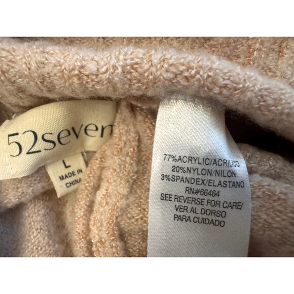 NEW 52SEVEN Off Shoulder Long Sleeve Winter Dress Size L NORDSTROM - Picture 3 of 3